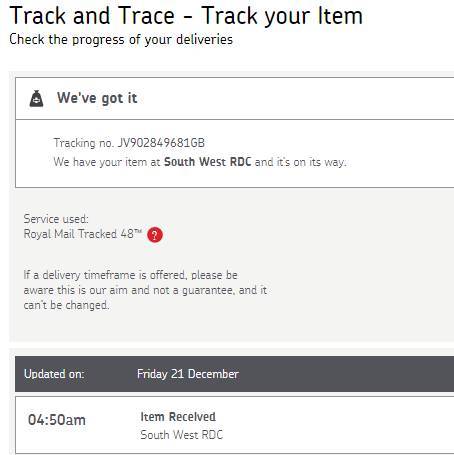 Any ideas on this tracking number?