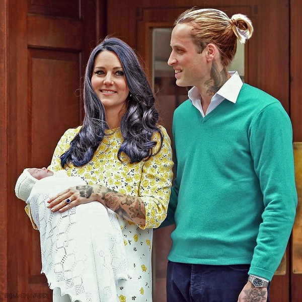 Prince Louis’s eyebrows are on fleek