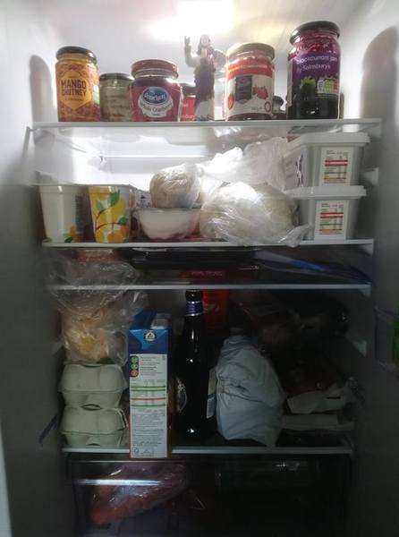 To ask to see the inside of your fridge?