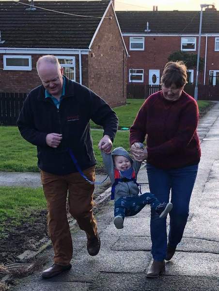 To clap my hands and skip about in a elephantine manner?