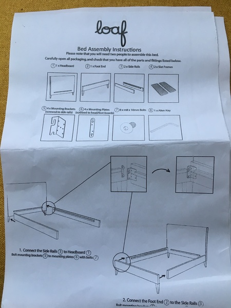 John Lewis Loaf bed - brioche insx needed