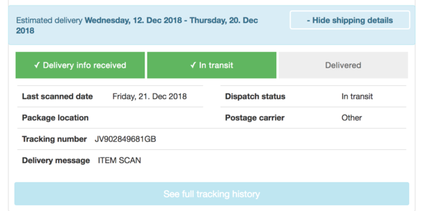 Any ideas on this tracking number?