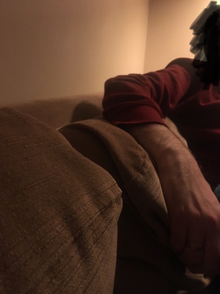 To be annoyed when DH sits on the sofa wrong?
