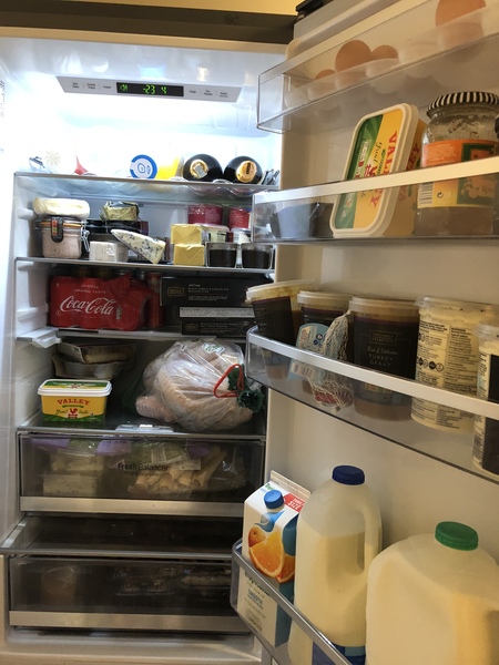 To ask to see the inside of your fridge?
