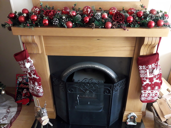 Show me your decorated mantle piece!