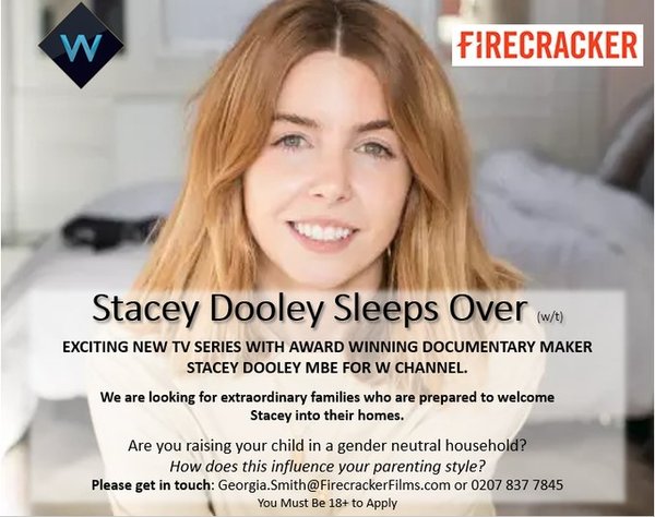 Stacey Dooley new doc will wade into gender debate