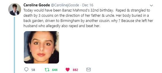 Trigger. Honour killing: Banaz Mahmood would've been 32 today