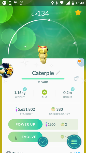 PokemonGo #21.  We'll drink drink drink to Lileep the Pink the saviour of PokemonGo...