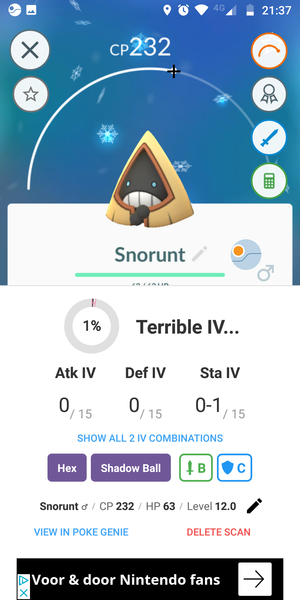 PokemonGo #21.  We'll drink drink drink to Lileep the Pink the saviour of PokemonGo...