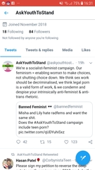 So depressed by the Banned Feminist thread on Twitter