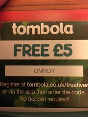 Tombola free £5 codes