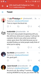 So depressed by the Banned Feminist thread on Twitter