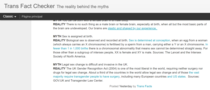Trans Fact Checker