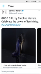 Awful advert from Caroline Herrera for "Good Girl" perfume