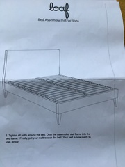 John Lewis Loaf bed - brioche insx needed