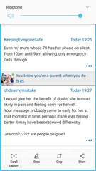 Messaged friends at 0740 this morning