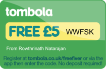 Tombola free £5 codes