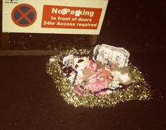 To decorate my neighbour’s new ‘no parking outside my door’ signs with a bit of tinsel?