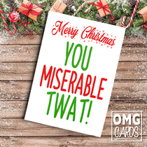 To show you these horrendous Christmas cards