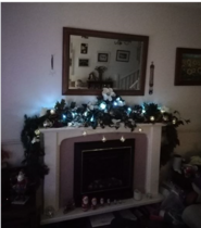 Show me your decorated mantle piece!