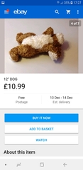 Help finding a 15 year old stuffed Superdrug toy dog for my dyspraxic son?