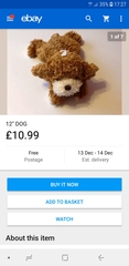 Help finding a 15 year old stuffed Superdrug toy dog for my dyspraxic son?