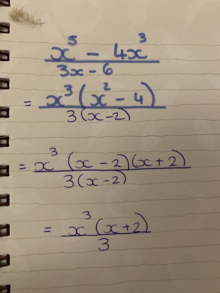 to ask you to simplify this  (GCSE maths mock)