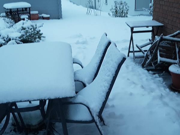 To wish it would snow heavily?
