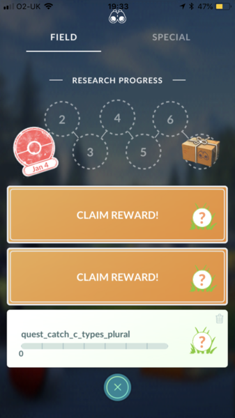 PokemonGo #21.  We'll drink drink drink to Lileep the Pink the saviour of PokemonGo...