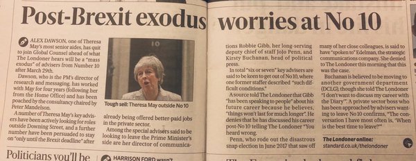 Westministenders: Teetering on the edge