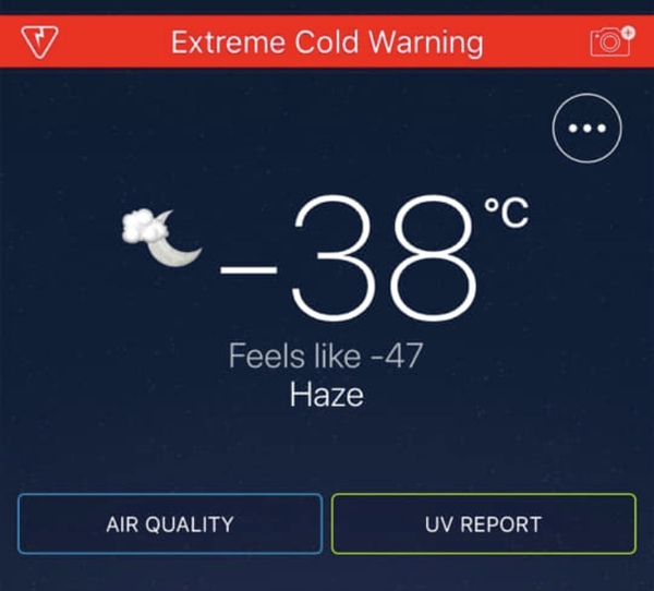 What's on your list for when hell freezes over?