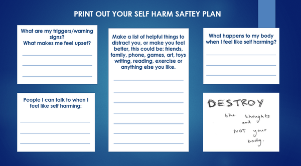 self harm - should I take the "tools" away?