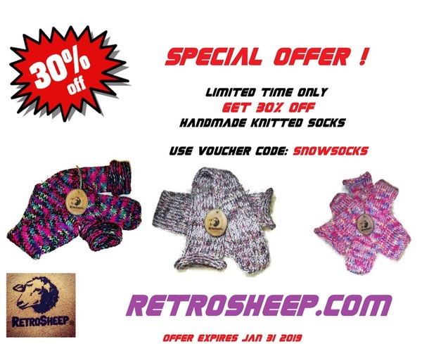 Discount code 30% voucher code for Retrosheep