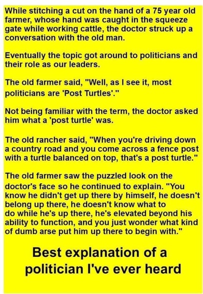 Seeing as it's the weekend, on a lighter note...