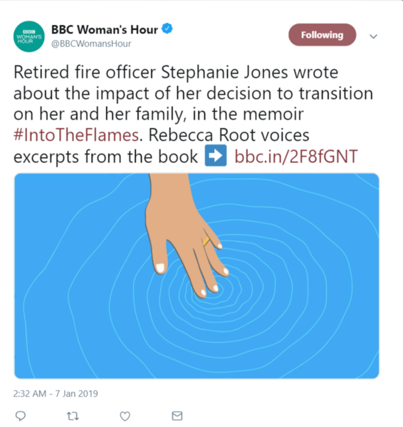 Woman's Hour today (Monday 7 Jan) on marriage after transition