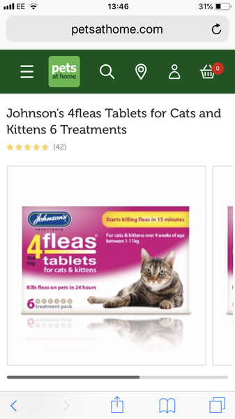 Flea treatment for cats