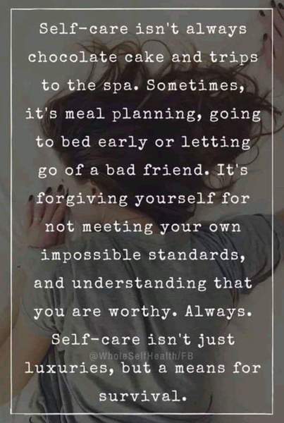 How have you looked after or spoilt yourself lately?