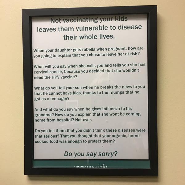 To ask how to deal with non-vaccinating SIL and Bro