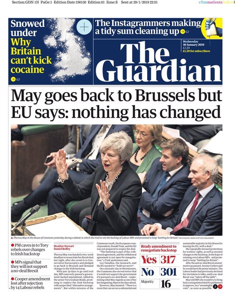 Westminstenders: Amendment Fail