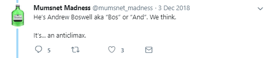 Did we ever find out about Boswell?