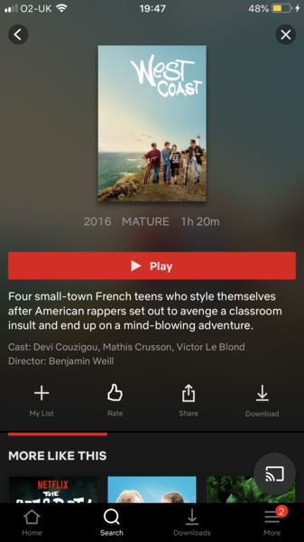 French films/boxsets on Netflix etc