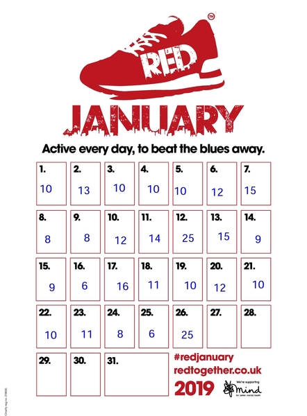 Run Every Day January 2019 MIND