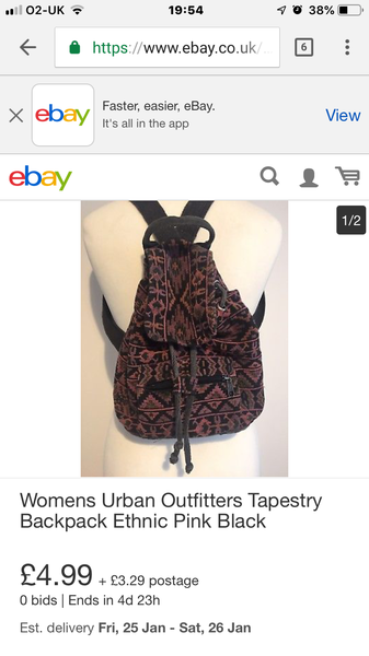 School bags in the 90's