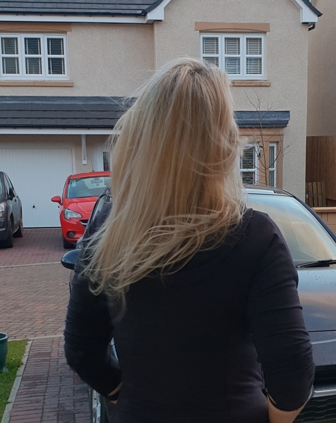 Fluffy crappy blonde hair. What to do.