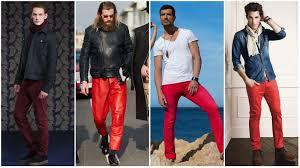 To hate red trousers on men?