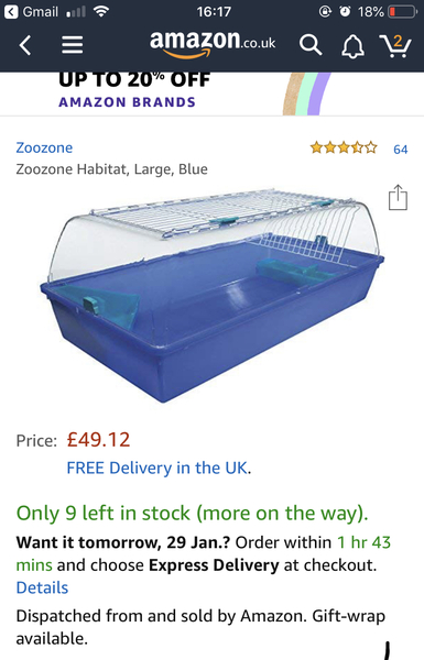 Hamster cages