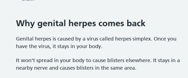 Herpes disclosure..