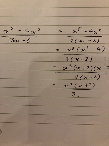 to ask you to simplify this  (GCSE maths mock)