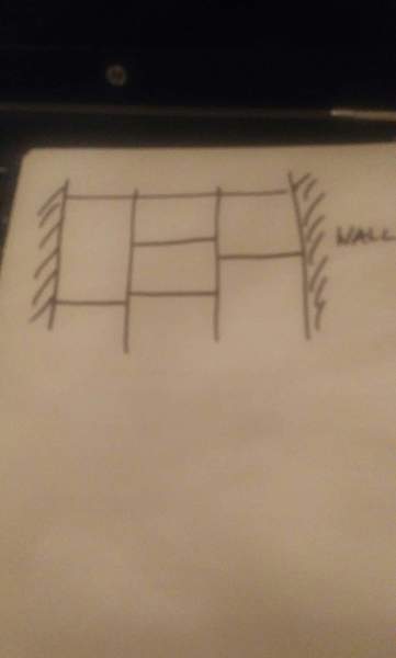 Heavy duty wardrobe hanging space