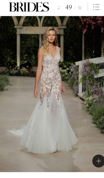 To think this wedding dress is a bit... much?